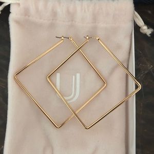 Uncommon James Girl Boss Square Hoop Large